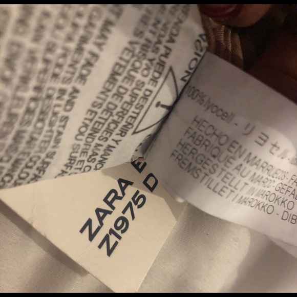 ❌SOLD❌NWT Zara Blush Nude Culottes - Picture 5 of 5